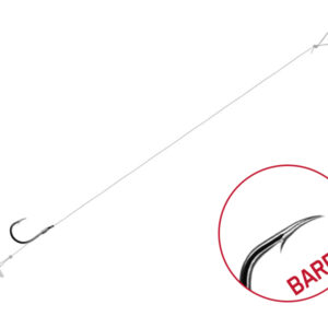 Kötött horog Delphin FLR Quickstop / 6db