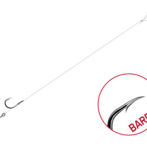 Kötött horog Delphin FLR Sting / 6db