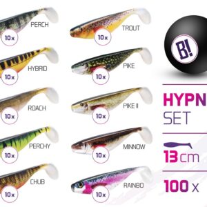Műcsali szettek BOMB Hypno 13cm / 100db