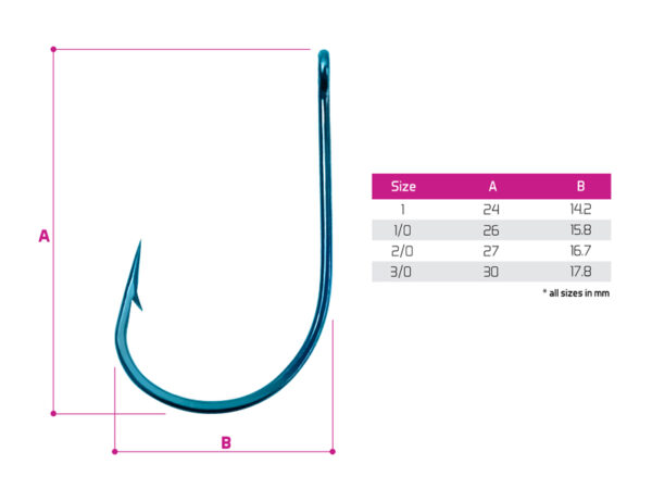 Horog Delphin B! NEO ZanderPoint BLU / 10db