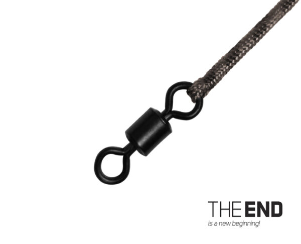 THE END Leadcore + swivel kötött horog / 3db