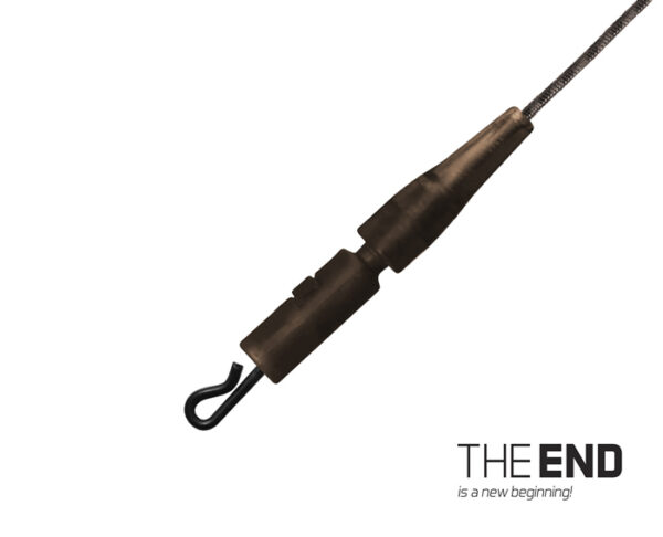 THE END Leadcore + PIN clip kötött horog / 3db